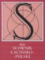Okładka książki Mały słownik Łacińsko-Polski PWN