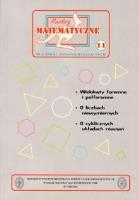 Miniatury matematyczne 11 Wielokąty foremne i półforemne.... Autor: Bobiński Zbigniew, Macys Jozef, Mentzen Mieczysław K.. SmakLiter.pl Okładka książki Miniatury matematyczne 11 Wielokąty foremne i półforemne...