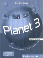 Planet  3 ćwiczenia pl HUEBER. Autor: Kopp Gabriele. SmakLiter.pl Okładka książki Planet  3 ćwiczenia pl HUEBER