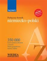 Podręczny słownik niemiecko-polski. Autor: Jan Chodera, Stefan Kubica, Andrzej Bzdęga. SmakLiter.pl Okładka książki Podręczny słownik niemiecko-polski