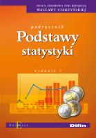 Podstawy Statystyki wyd. 2 DIFIN. Autor: Starzyńska Wacława. SmakLiter.pl Okładka książki Podstawy Statystyki wyd. 2 DIFIN