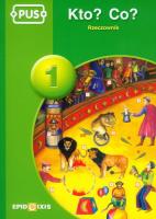PUS Kto ? Co? Rzeczownik 1 EPIDEIXIS. Autor: Halina Cybulska. SmakLiter.pl Okładka książki PUS Kto ? Co? Rzeczownik 1 EPIDEIXIS