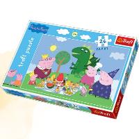 Puzzle 24 maxi Świnka Peppa - Uczta TREFL. Autor: 14157. SmakLiter.pl Okładka książki Puzzle 24 maxi Świnka Peppa - Uczta TREFL