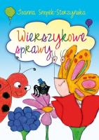 Okładka książki Wierszykowe sprawy zapraszają dzieci do zabawy.