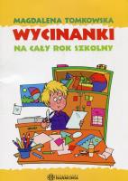 Wycinanki na cały rok szkolny. Autor: Tomkowska Magdalena. SmakLiter.pl Okładka książki Wycinanki na cały rok szkolny
