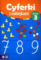Okładka książki Cyferki z naklejkami zeszyt 3