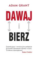 Dawaj i bierz. Autor: Grant Adam. SmakLiter.pl Okładka książki Dawaj i bierz