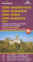 Góry Wałbrzyskie Kamienne Sowie Bardzkie Ślęża Map. Autor: praca zbiorowa. SmakLiter.pl Okładka książki Góry Wałbrzyskie Kamienne Sowie Bardzkie Ślęża Map