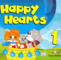 Happy Hearts 1 SB +CD + DVD EXPRESS PUBLISHING. Autor: Evans Virginia. SmakLiter.pl Okładka książki Happy Hearts 1 SB +CD + DVD EXPRESS PUBLISHING