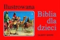 Okładka książki ILUSTR.BIBLIA DLA DZIECI niebieska bez zlocen-OPOKA