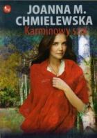 Karminowy szal. Autor: Joanna Chmielewska. SmakLiter.pl Okładka książki Karminowy szal