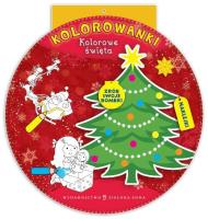 Okładka książki Kolorowanka - Kolorowe święta