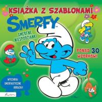 Okładka książki Książka z szablonami. Smerfy smerfne niespodzianki
