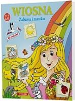 Naklejanki - Wiosna Zabawa i nauka. Autor: Warzecha Teresa. SmakLiter.pl Okładka książki Naklejanki - Wiosna Zabawa i nauka