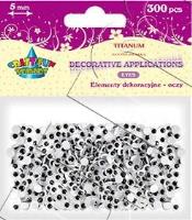 Okładka książki Oczy - elementy dekoracyjne 5mm  (300 szt)