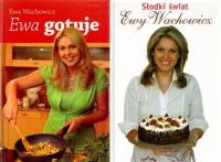 Pakiet - Ewa gotuje, Słodki świat Ewy Wachowicz. Autor: Ewa Wachowicz. SmakLiter.pl Okładka książki Pakiet - Ewa gotuje, Słodki świat Ewy Wachowicz