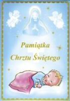 Pamiątka chrztu św. - niebieska. Autor: Grzegorz Grochowski. SmakLiter.pl Okładka książki Pamiątka chrztu św. - niebieska