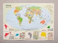Opakowanie Podkadka na biurko - Mapa polityczna Świata