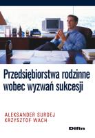 Okładka książki Przedsiębiorstwa rodzinne wobec wyzwań sukcesji