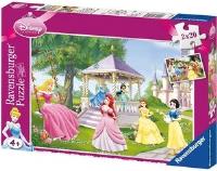 Okładka książki Puzzle 2x24 Magiczne księżniczki