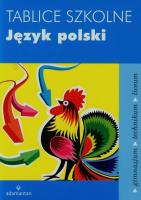 Tablice szkolne Język polski. Autor:   Praca zbiorowa. SmakLiter.pl Okładka książki Tablice szkolne Język polski