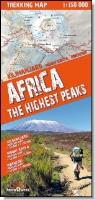 Okładka książki Trekking map Africa the highest peaks 1:150 000