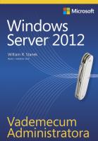 Vademecum Administratora. Windows Server 2012. Autor: Stanek William R.. SmakLiter.pl Okładka książki Vademecum Administratora. Windows Server 2012