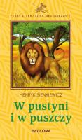 W pustyni i w puszczy. Autor: Henryk Sienkiewicz. SmakLiter.pl Okładka książki W pustyni i w puszczy