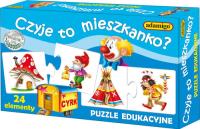 Opakowanie Czyje to mieszkano Puzzle edukacyjne