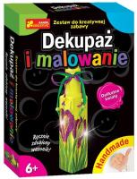 Opakowanie Handmade - Dekupaż i malowanie. Delikatne kwiaty