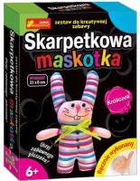 Opakowanie Handmade - Skarpetkowa maskotka. Króliczek