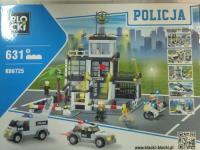 Okładka książki Klocki Blocki Policja Komenda 631 elementów