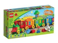 Lego Duplo Pociąg z cyferkami. Autor: Duplo. SmakLiter.pl Okładka książki Lego Duplo Pociąg z cyferkami
