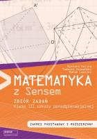 Okładka książki Matematyka LO 3 zbiór zadań ZPiR Sens w.2014