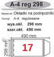 Okładka książki Okładka na podr A4 regulowana nr 17 (50szt) NARNIA