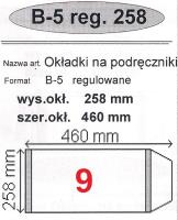 Okładka książki Okładka na podr B5 regulowana nr 9 (25szt) NARNIA