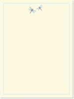 Opakowanie Papeteria Niebieska ważki