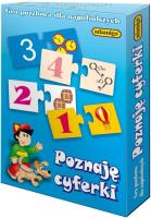 Opakowanie Poznaję cyferki Gra puzzlowa