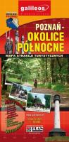Okładka książki Poznań- okolice północne. Mapa turystyczna