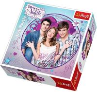 Okładka książki Puzzle 300 okrągłe Violetta i przyjaciele TREFL