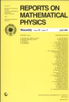 Opakowanie Reports on Mathematical Physics 61/2