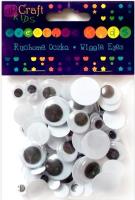 Okładka książki Ruchome oczka mix 75 szt