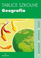 Tablice szkolne Geografia w.2014. Autor: Mizerski Witold, Żukowski Jan, Żukowska Jadwiga. SmakLiter.pl Okładka książki Tablice szkolne Geografia w.2014