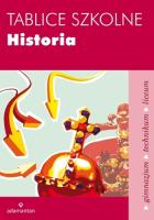Tablice szkolne Historia w.2014. Autor: Opracowanie zbiorowe. SmakLiter.pl Okładka książki Tablice szkolne Historia w.2014
