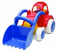 Traktor spychacz z figurką. Autor: Zabawka. SmakLiter.pl Okładka książki Traktor spychacz z figurką