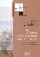 Okładka książki 5 prac które zmieniły oblicze fizyki