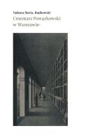 Cmentarz Powązkowski w Warszawie. Autor: Rudkowski Tadeusz Maria. SmakLiter.pl Okładka książki Cmentarz Powązkowski w Warszawie