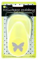 Okładka książki DZIURKACZ OZDOBNY 5 CM MOTYL 3 BPZ-DP CRAFT