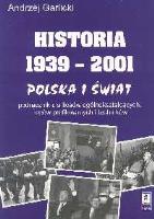 Historia 1939-2001 Polska i świat. Autor: Andrzej Garlicki. SmakLiter.pl Okładka książki Historia 1939-2001 Polska i świat
