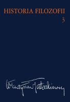 Okładka książki Historia filozofii Tom 3